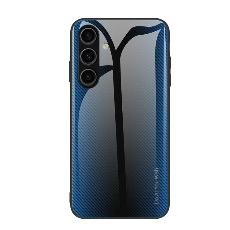 For Samsung Galaxy S26+ 5G Texture Gradient Glass TPU Phone Case