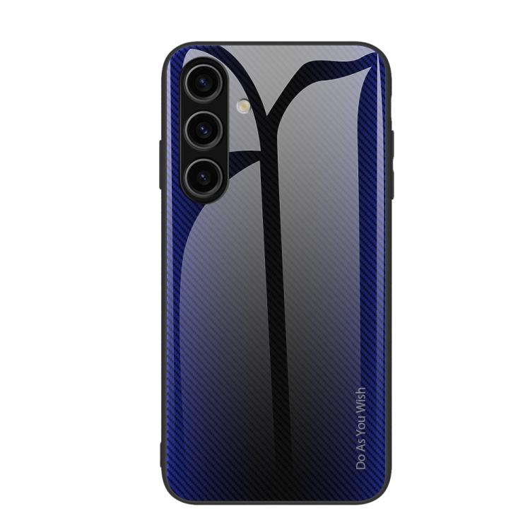 For Samsung Galaxy S26+ 5G Texture Gradient Glass TPU Phone Case