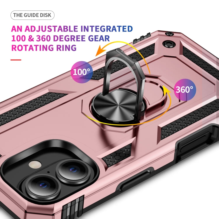 For iPhone 16 Shockproof TPU Hybrid PC Phone Case with Holder