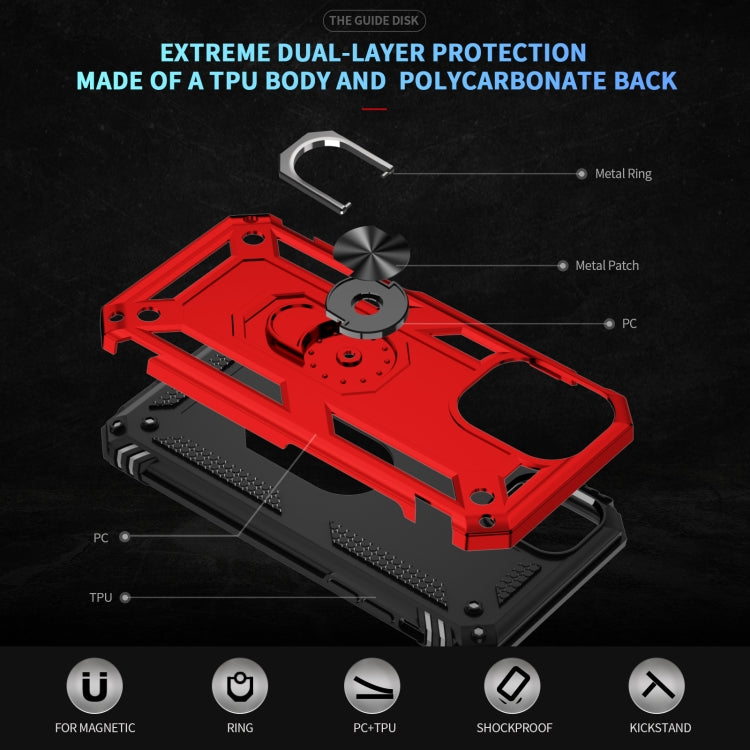 For iPhone 16 Plus Shockproof TPU Hybrid PC Phone Case with Holder