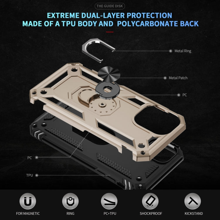 For iPhone 16 Plus Shockproof TPU Hybrid PC Phone Case with Holder