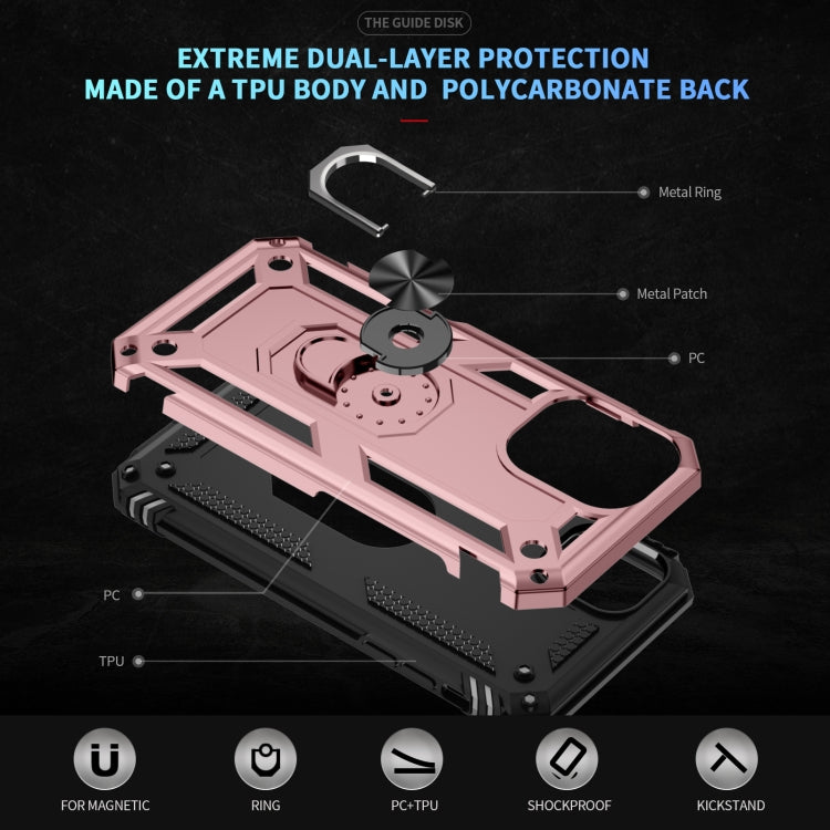 For iPhone 16 Plus Shockproof TPU Hybrid PC Phone Case with Holder
