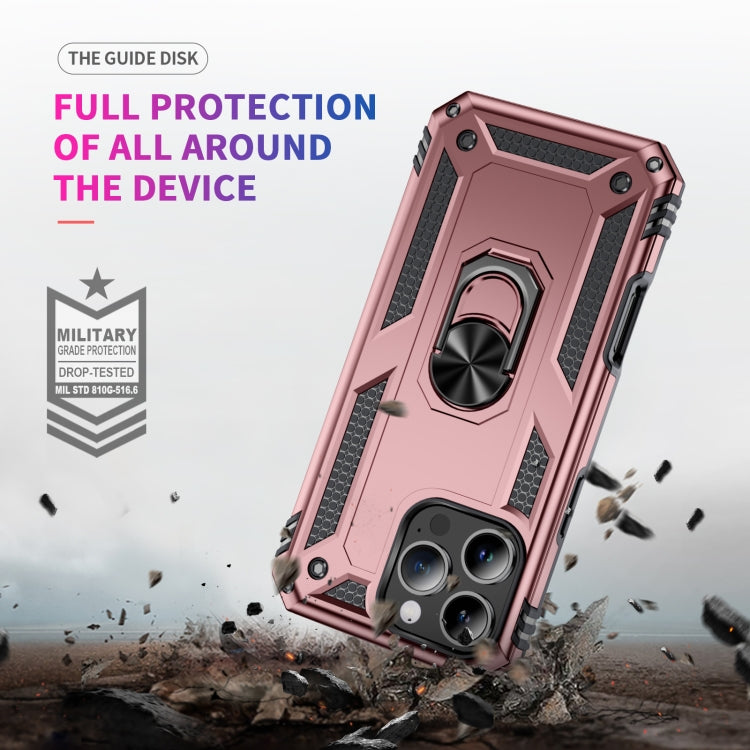 For iPhone 16 Pro Max Shockproof TPU Hybrid PC Phone Case with Holder