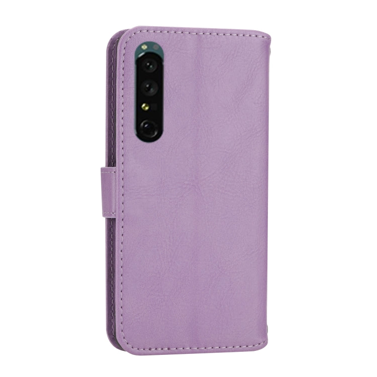 For Sony Xperia 1 VI Oil Skin Zipper Wallet Leather Phone Case