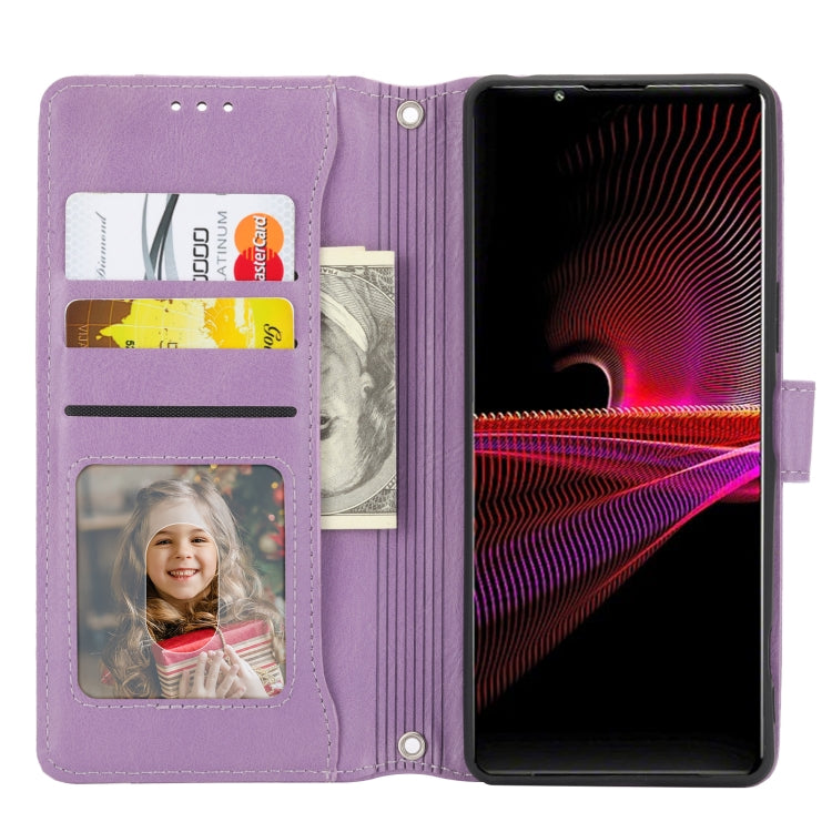 For Sony Xperia 1 VI Oil Skin Zipper Wallet Leather Phone Case
