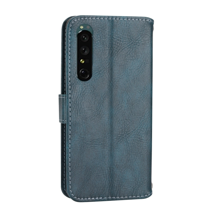 For Sony Xperia 1 VI Oil Skin Zipper Wallet Leather Phone Case