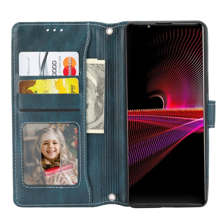 For Sony Xperia 1 VI Oil Skin Zipper Wallet Leather Phone Case