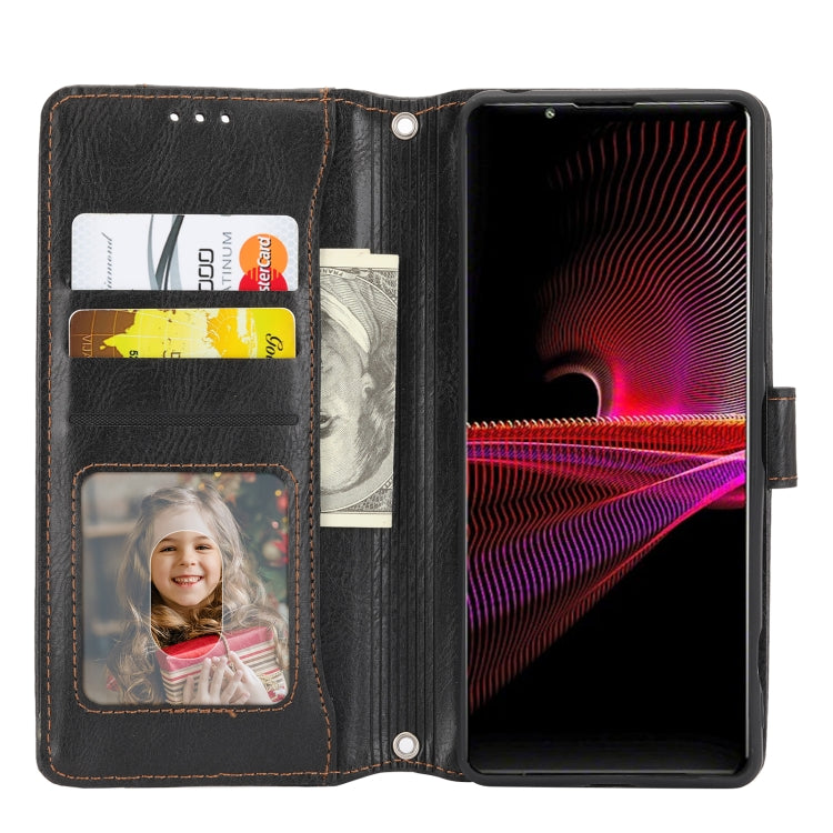 For Sony Xperia 1 VI Oil Skin Zipper Wallet Leather Phone Case