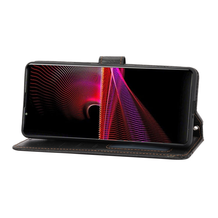 For Sony Xperia 1 VI Oil Skin Zipper Wallet Leather Phone Case