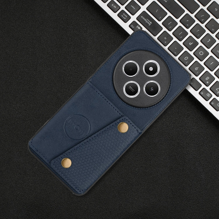 For Redmi 14C 4G Double Buckle Card Slots Magnetic Phone Case