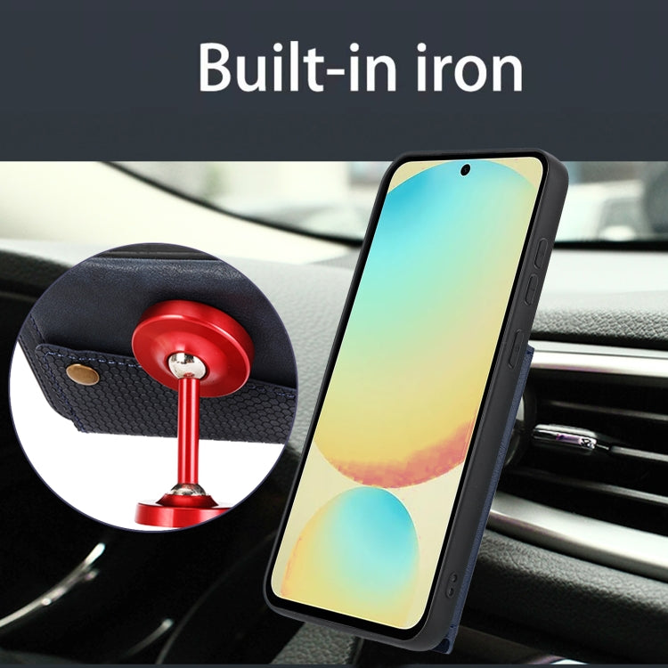 For Redmi 14C 4G Double Buckle Card Slots Magnetic Phone Case