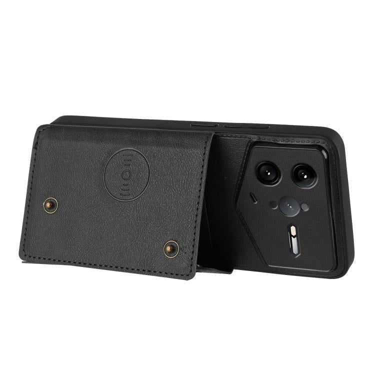 For Redmi K80 Pro Champion Edition Double Buckle Card Slots Magnetic Phone Case