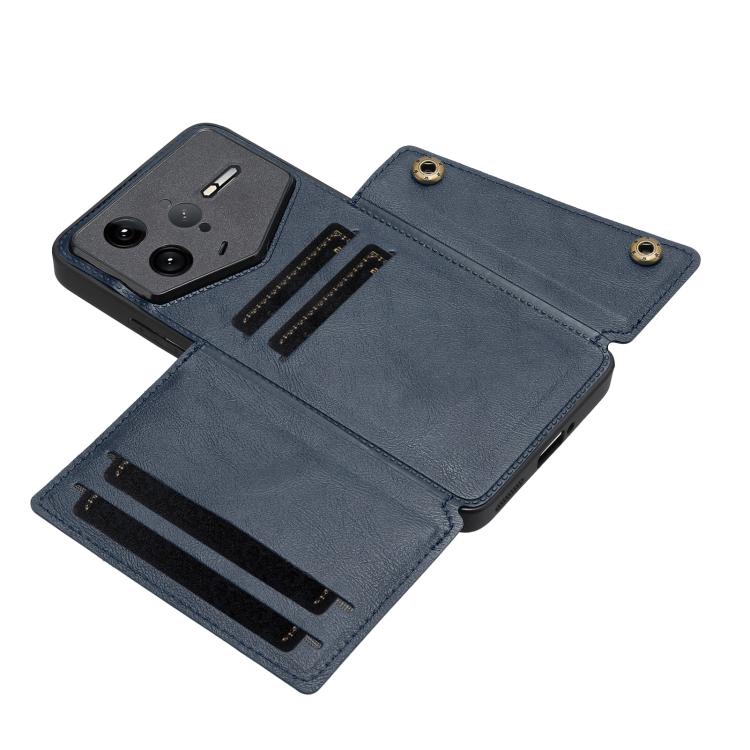 For Redmi K80 Pro Champion Edition Double Buckle Card Slots Magnetic Phone Case