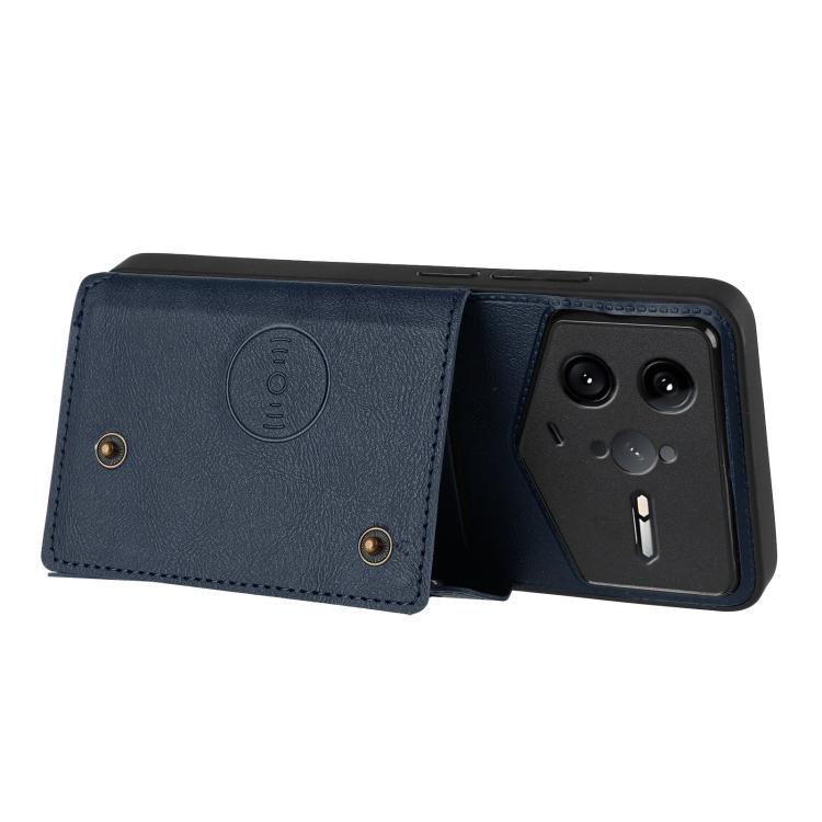 For Redmi K80 Pro Champion Edition Double Buckle Card Slots Magnetic Phone Case
