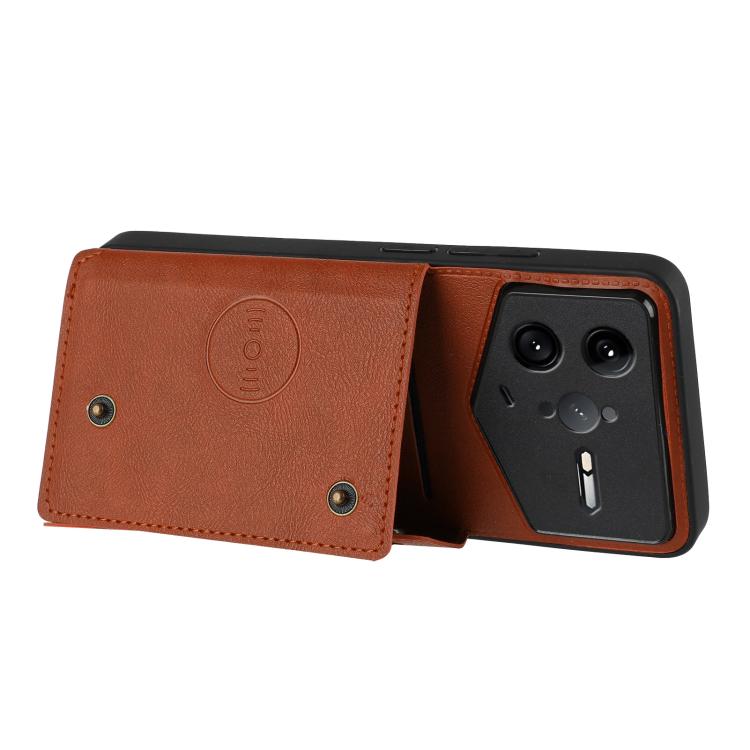 For Redmi K80 Pro Champion Edition Double Buckle Card Slots Magnetic Phone Case