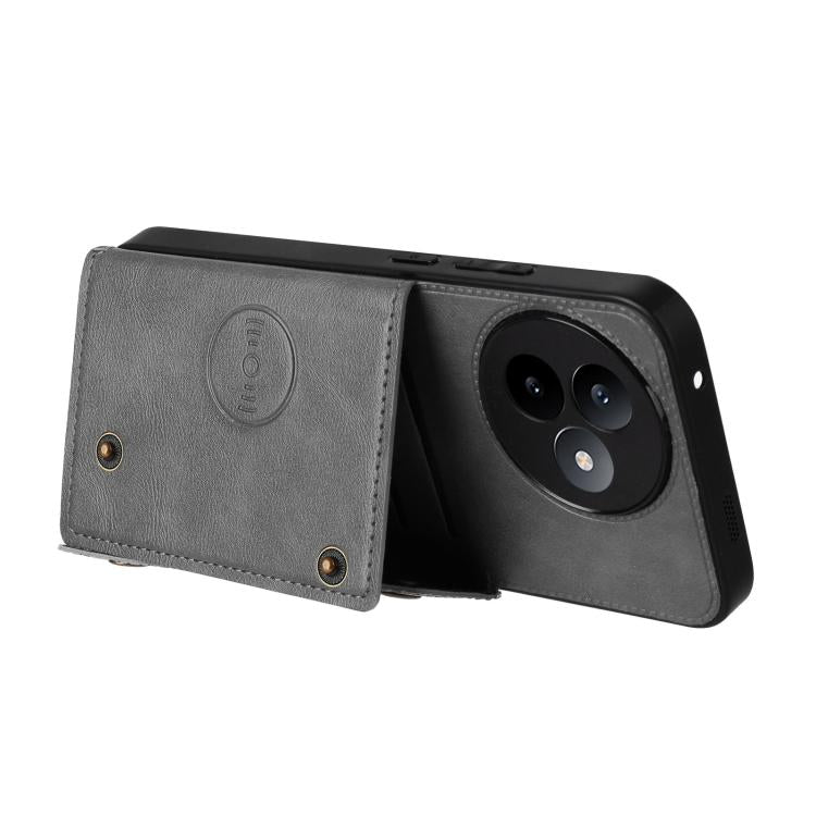 For Redmi K80 Ultra Double Buckle Card Slots Magnetic Phone Case