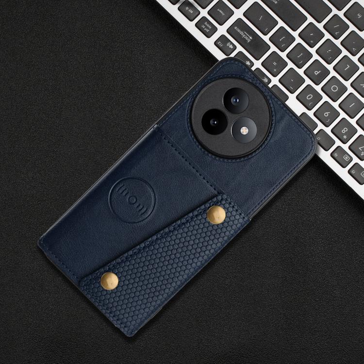 For Redmi K80 Ultra Double Buckle Card Slots Magnetic Phone Case
