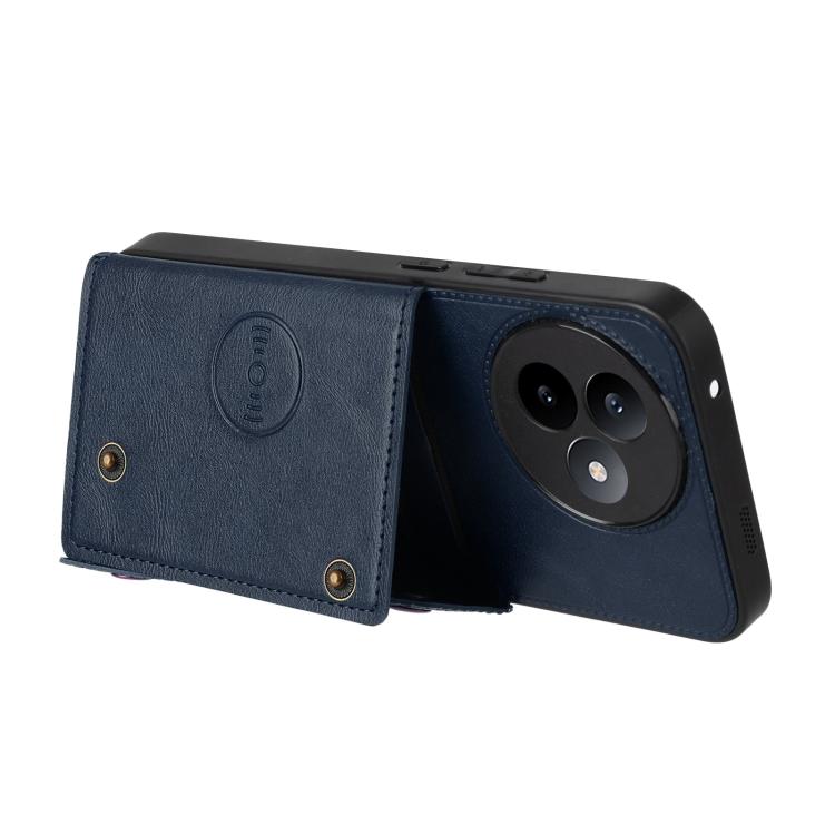 For Redmi K80 Ultra Double Buckle Card Slots Magnetic Phone Case