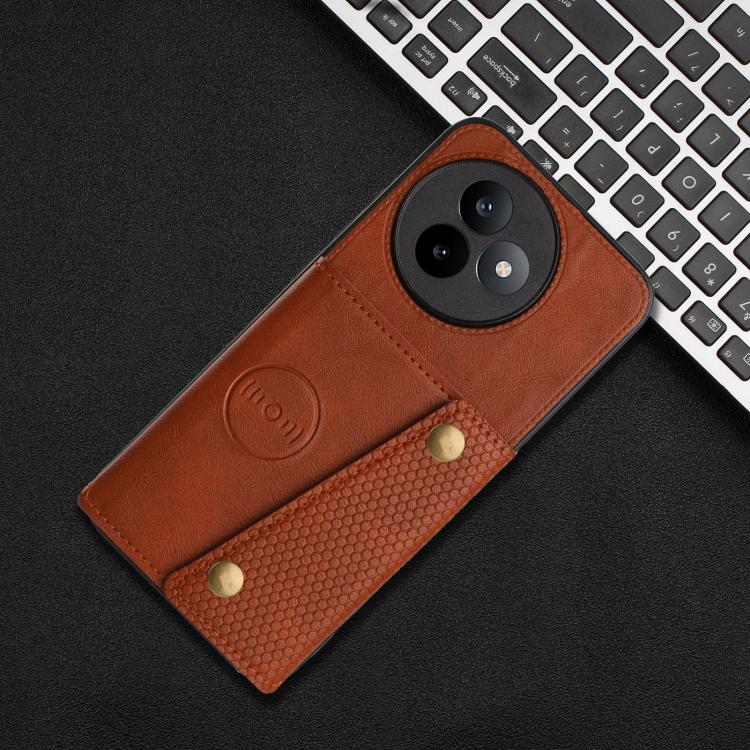 For Redmi K80 Ultra Double Buckle Card Slots Magnetic Phone Case