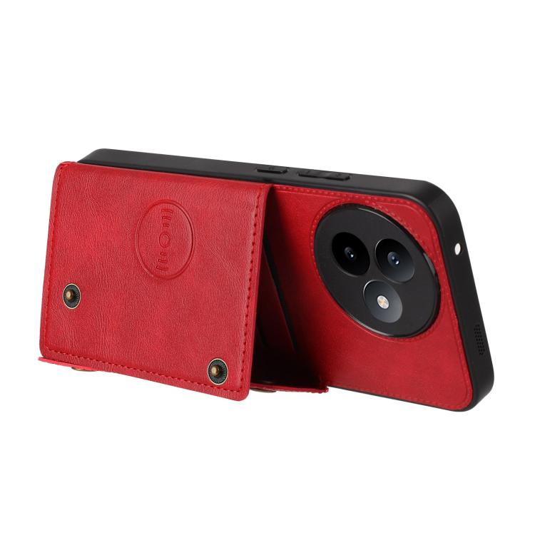 For Redmi K80 Ultra Double Buckle Card Slots Magnetic Phone Case