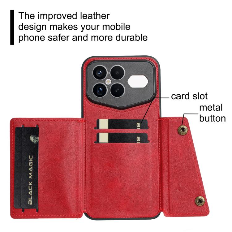 For Redmi K90 Pro Max Champion Edition Double Buckle Card Slots Magnetic Phone Case