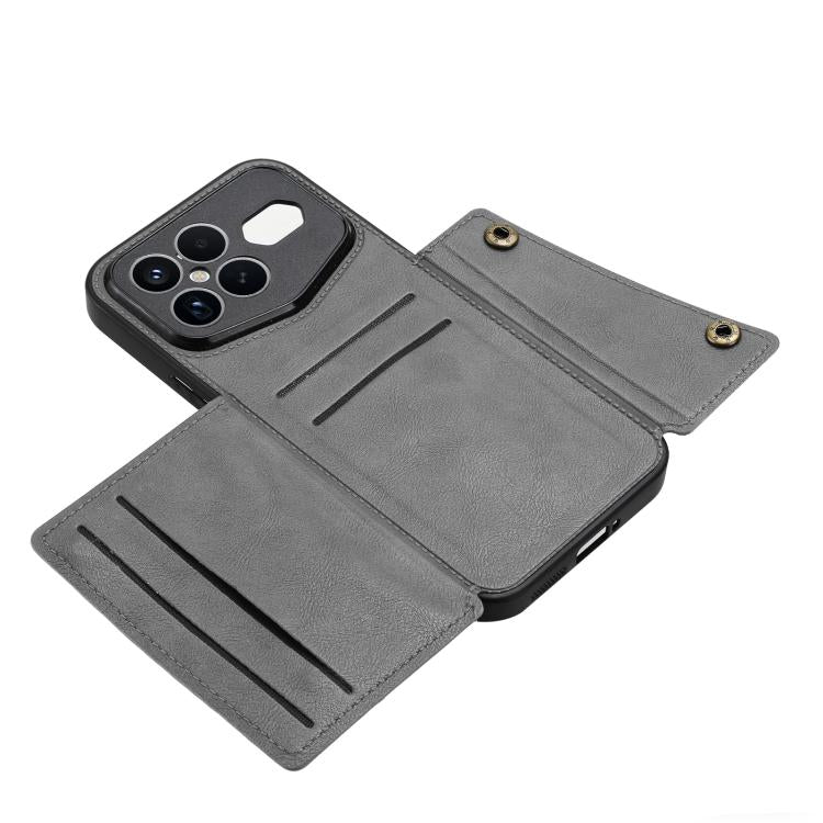 For Redmi K90 Pro Max Champion Edition Double Buckle Card Slots Magnetic Phone Case