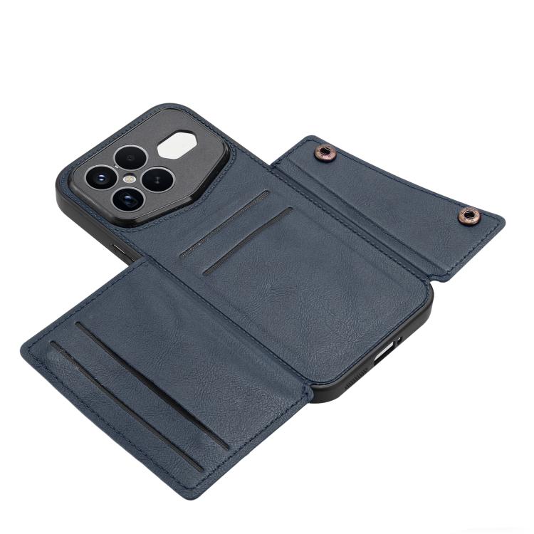 For Redmi K90 Pro Max Champion Edition Double Buckle Card Slots Magnetic Phone Case