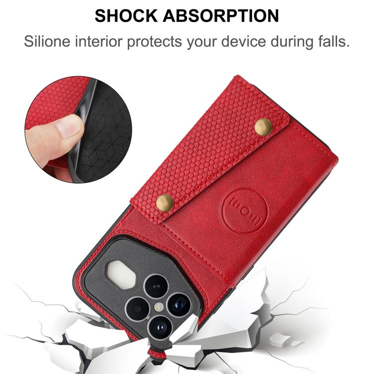 For Redmi K90 Pro Max Champion Edition Double Buckle Card Slots Magnetic Phone Case