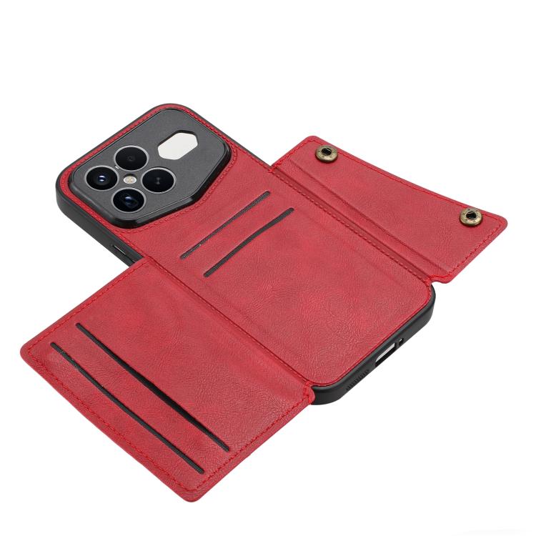For Redmi K90 Pro Max Champion Edition Double Buckle Card Slots Magnetic Phone Case