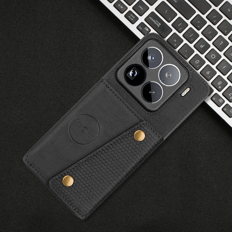 For Xiaomi 15 Pro Double Buckle Card Slots Magnetic Phone Case