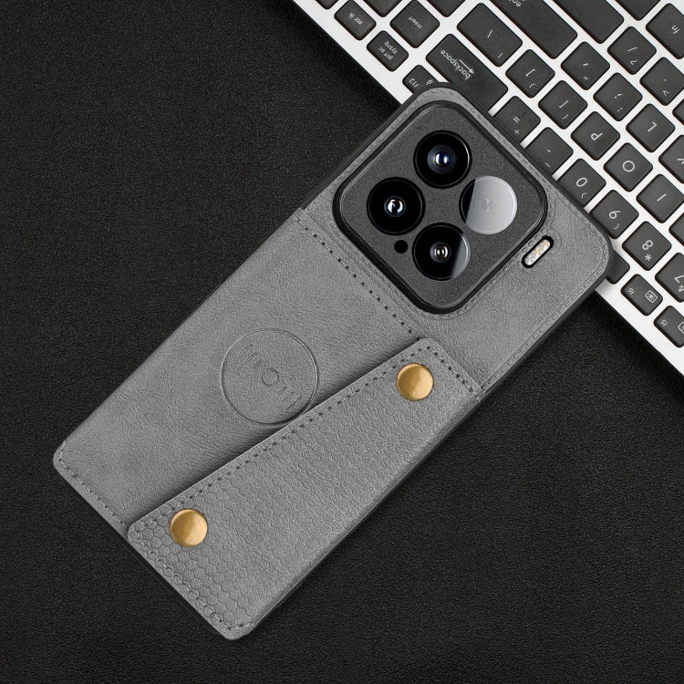 For Xiaomi 15 Double Buckle Card Slots Magnetic Phone Case