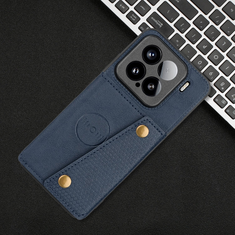 For Xiaomi 15 Double Buckle Card Slots Magnetic Phone Case