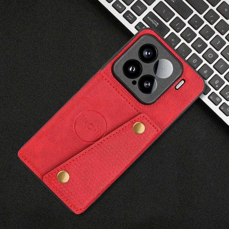For Xiaomi 15 Double Buckle Card Slots Magnetic Phone Case