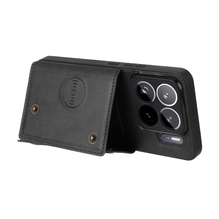 For Xiaomi 15S Pro Double Buckle Card Slots Magnetic Phone Case
