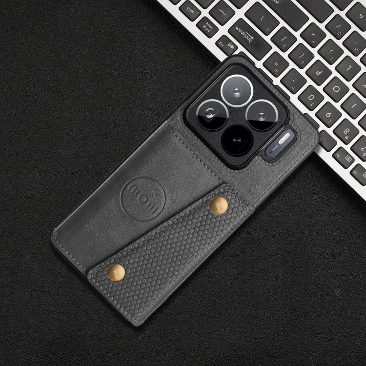 For Xiaomi 15S Pro Double Buckle Card Slots Magnetic Phone Case