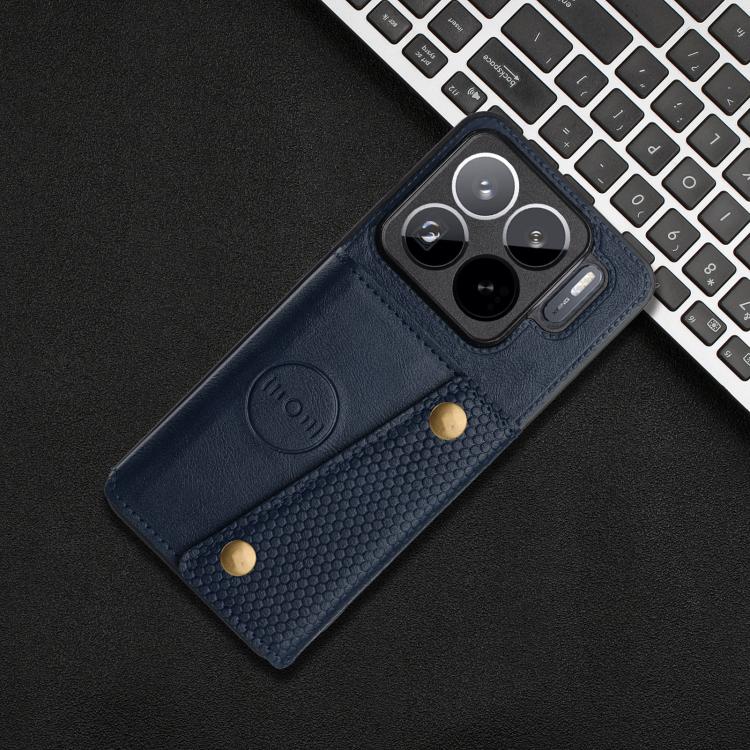 For Xiaomi 15S Pro Double Buckle Card Slots Magnetic Phone Case