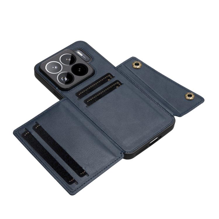 For Xiaomi 15S Pro Double Buckle Card Slots Magnetic Phone Case