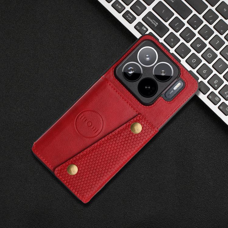 For Xiaomi 15S Pro Double Buckle Card Slots Magnetic Phone Case
