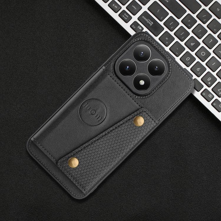 For Xiaomi 15T Pro Double Buckle Card Slots Magnetic Phone Case