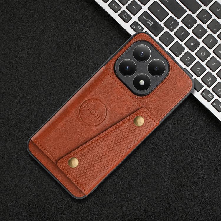 For Xiaomi 15T Double Buckle Card Slots Magnetic Phone Case