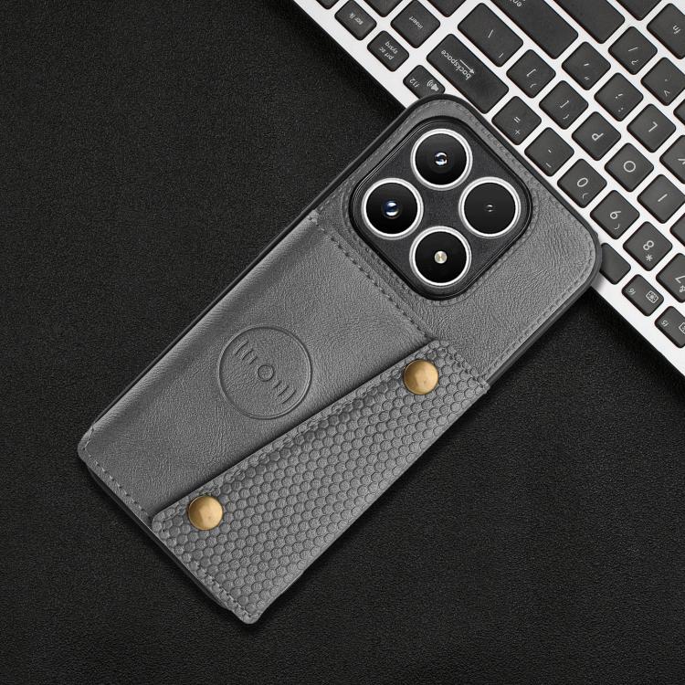 For Xiaomi 17 Double Buckle Card Slots Magnetic Phone Case