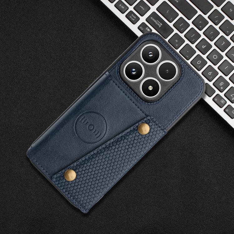For Xiaomi 17 Double Buckle Card Slots Magnetic Phone Case