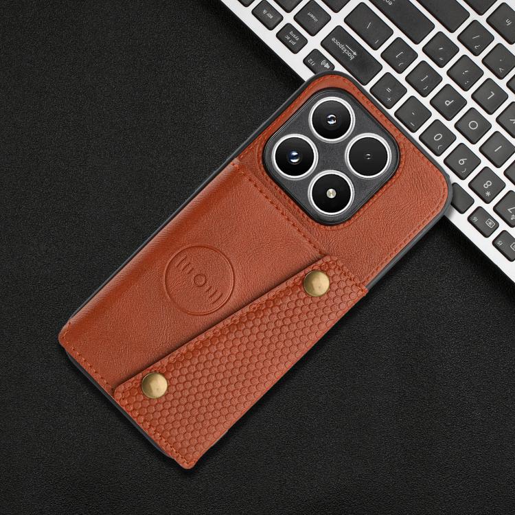 For Xiaomi 17 Double Buckle Card Slots Magnetic Phone Case