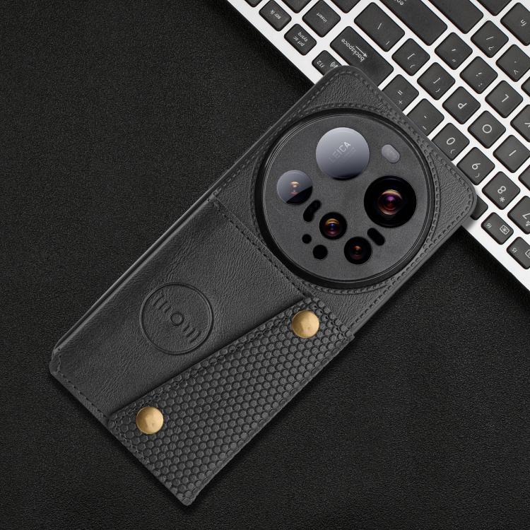 For Xiaomi 15 Ultra Double Buckle Card Slots Magnetic Phone Case