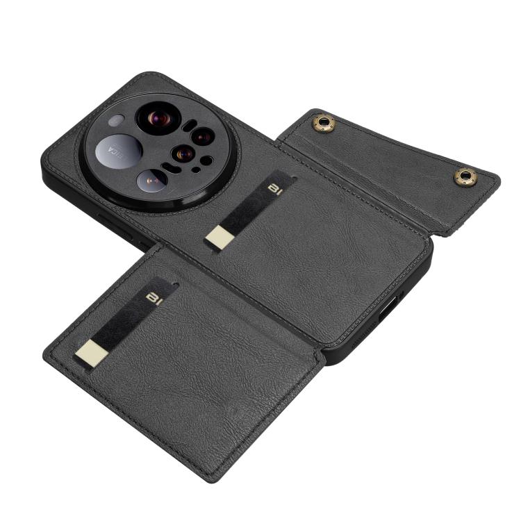 For Xiaomi 15 Ultra Double Buckle Card Slots Magnetic Phone Case