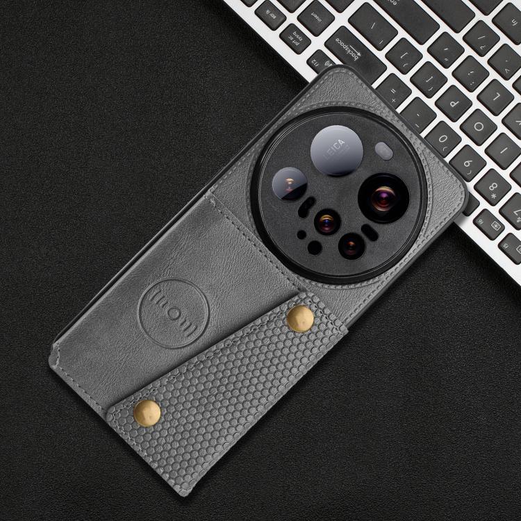 For Xiaomi 15 Ultra Double Buckle Card Slots Magnetic Phone Case