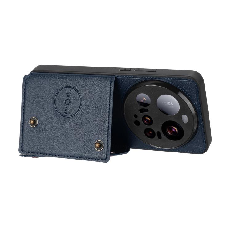 For Xiaomi 15 Ultra Double Buckle Card Slots Magnetic Phone Case
