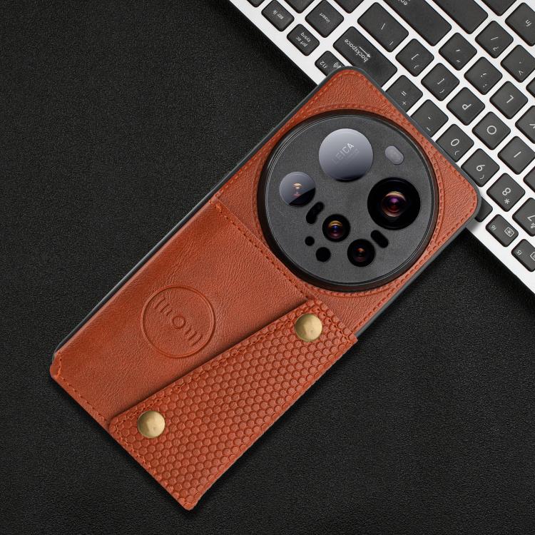 For Xiaomi 15 Ultra Double Buckle Card Slots Magnetic Phone Case