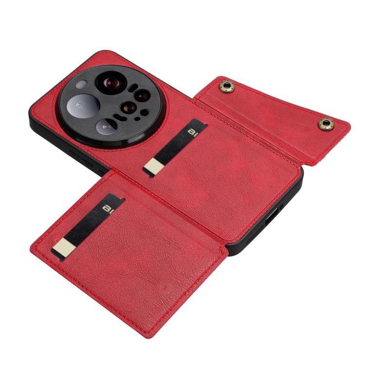 For Xiaomi 15 Ultra Double Buckle Card Slots Magnetic Phone Case