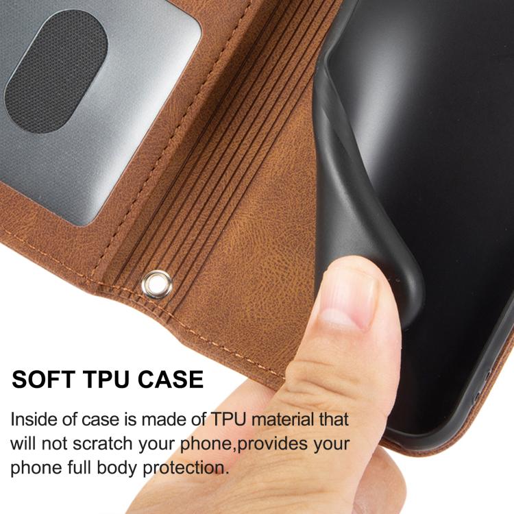 For Honor 400 Smart 5G Embossed Stripes Skin Feel Leather Phone Case